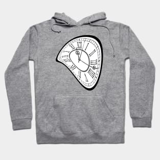 Wobbly classic clock Hoodie